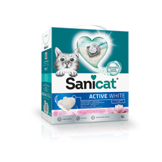 Sanicat Active White Lotus Flower 6L Sanicat Active White Lotus Flower 6L