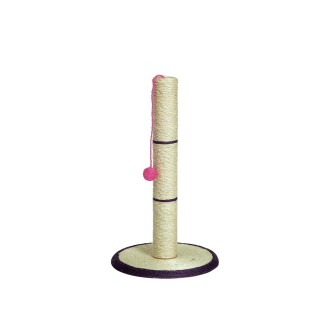 Sisal scratching post with little ball Sisal scratching post with little ball